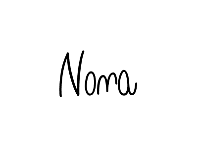 Make a beautiful signature design for name Nona. With this signature (Angelique-Rose-font-FFP) style, you can create a handwritten signature for free. Nona signature style 5 images and pictures png
