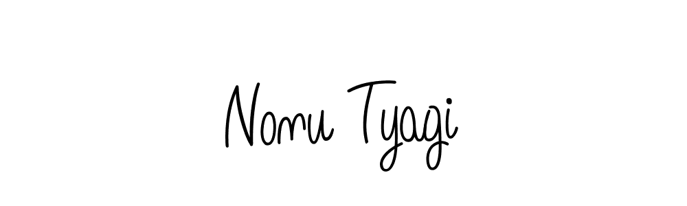 Make a beautiful signature design for name Nonu Tyagi. Use this online signature maker to create a handwritten signature for free. Nonu Tyagi signature style 5 images and pictures png