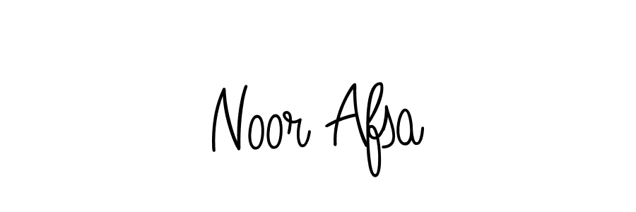 How to make Noor Afsa name signature. Use Angelique-Rose-font-FFP style for creating short signs online. This is the latest handwritten sign. Noor Afsa signature style 5 images and pictures png