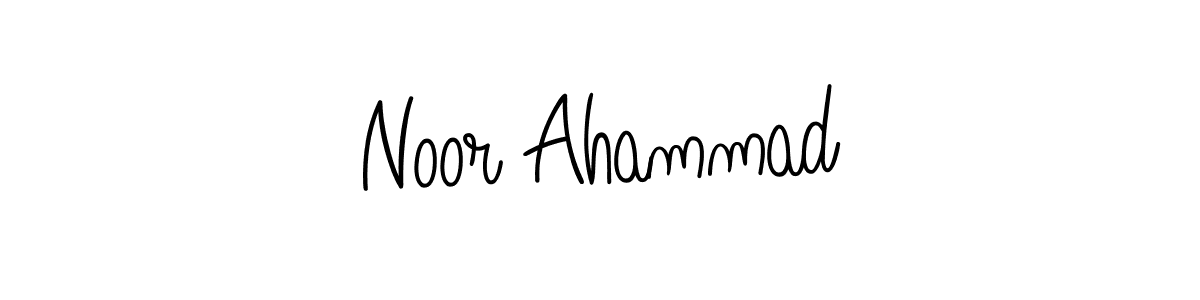 The best way (Angelique-Rose-font-FFP) to make a short signature is to pick only two or three words in your name. The name Noor Ahammad include a total of six letters. For converting this name. Noor Ahammad signature style 5 images and pictures png