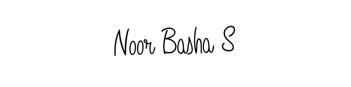 Noor Basha S stylish signature style. Best Handwritten Sign (Angelique-Rose-font-FFP) for my name. Handwritten Signature Collection Ideas for my name Noor Basha S. Noor Basha S signature style 5 images and pictures png