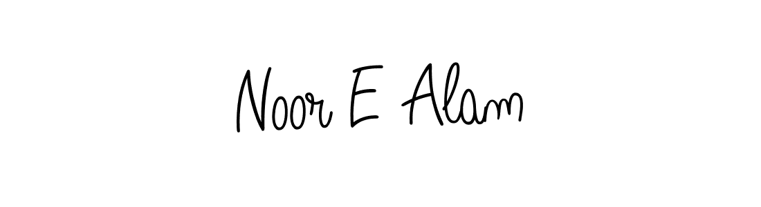 Create a beautiful signature design for name Noor E Alam. With this signature (Angelique-Rose-font-FFP) fonts, you can make a handwritten signature for free. Noor E Alam signature style 5 images and pictures png