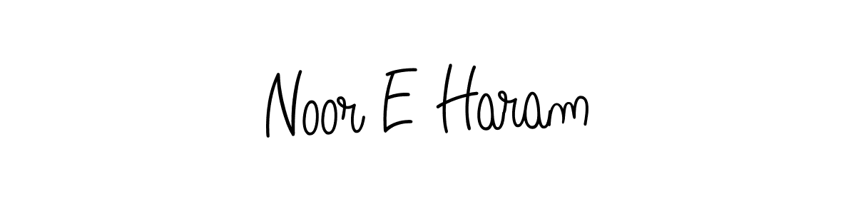 How to Draw Noor E Haram signature style? Angelique-Rose-font-FFP is a latest design signature styles for name Noor E Haram. Noor E Haram signature style 5 images and pictures png