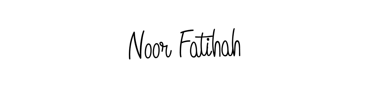 Check out images of Autograph of Noor Fatihah name. Actor Noor Fatihah Signature Style. Angelique-Rose-font-FFP is a professional sign style online. Noor Fatihah signature style 5 images and pictures png