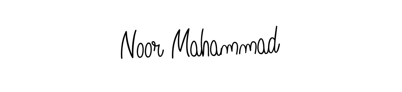 Design your own signature with our free online signature maker. With this signature software, you can create a handwritten (Angelique-Rose-font-FFP) signature for name Noor Mahammad. Noor Mahammad signature style 5 images and pictures png