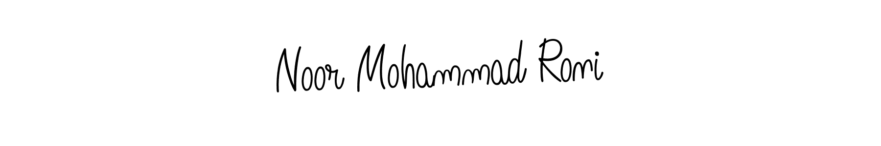 Also You can easily find your signature by using the search form. We will create Noor Mohammad Roni name handwritten signature images for you free of cost using Angelique-Rose-font-FFP sign style. Noor Mohammad Roni signature style 5 images and pictures png