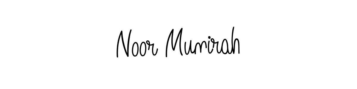 Once you've used our free online signature maker to create your best signature Angelique-Rose-font-FFP style, it's time to enjoy all of the benefits that Noor Munirah name signing documents. Noor Munirah signature style 5 images and pictures png