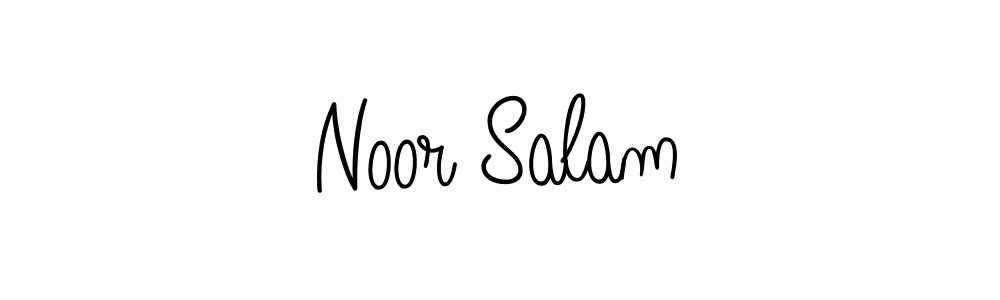 if you are searching for the best signature style for your name Noor Salam. so please give up your signature search. here we have designed multiple signature styles  using Angelique-Rose-font-FFP. Noor Salam signature style 5 images and pictures png