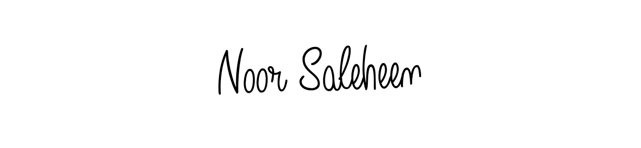 How to make Noor Saleheen name signature. Use Angelique-Rose-font-FFP style for creating short signs online. This is the latest handwritten sign. Noor Saleheen signature style 5 images and pictures png