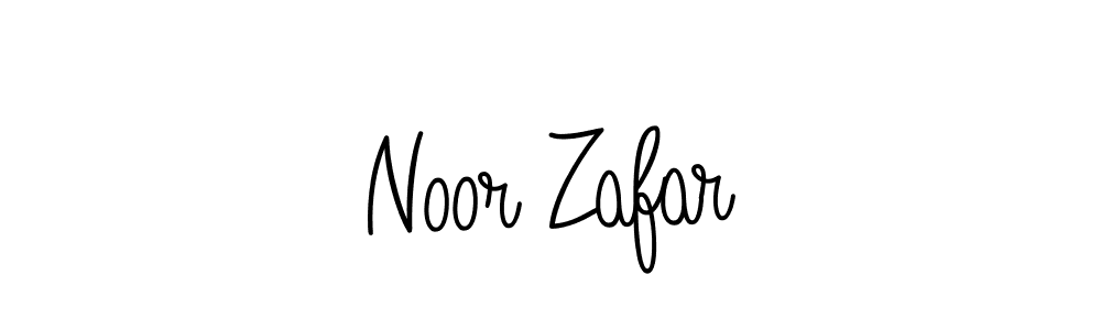 The best way (Angelique-Rose-font-FFP) to make a short signature is to pick only two or three words in your name. The name Noor Zafar include a total of six letters. For converting this name. Noor Zafar signature style 5 images and pictures png