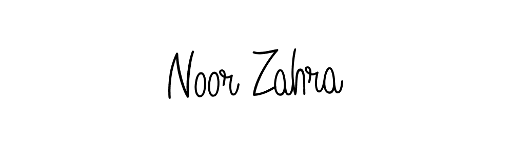 Create a beautiful signature design for name Noor Zahra. With this signature (Angelique-Rose-font-FFP) fonts, you can make a handwritten signature for free. Noor Zahra signature style 5 images and pictures png