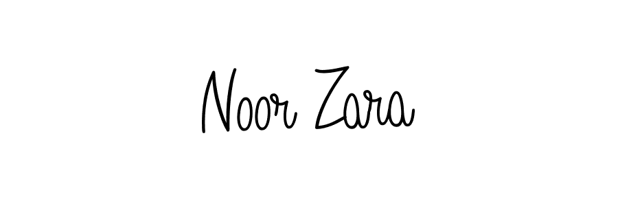 You should practise on your own different ways (Angelique-Rose-font-FFP) to write your name (Noor Zara) in signature. don't let someone else do it for you. Noor Zara signature style 5 images and pictures png