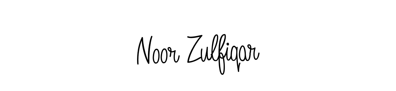 The best way (Angelique-Rose-font-FFP) to make a short signature is to pick only two or three words in your name. The name Noor Zulfiqar include a total of six letters. For converting this name. Noor Zulfiqar signature style 5 images and pictures png