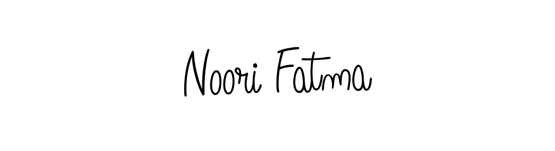 Use a signature maker to create a handwritten signature online. With this signature software, you can design (Angelique-Rose-font-FFP) your own signature for name Noori Fatma. Noori Fatma signature style 5 images and pictures png