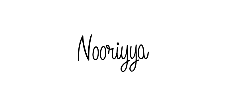 Nooriyya stylish signature style. Best Handwritten Sign (Angelique-Rose-font-FFP) for my name. Handwritten Signature Collection Ideas for my name Nooriyya. Nooriyya signature style 5 images and pictures png