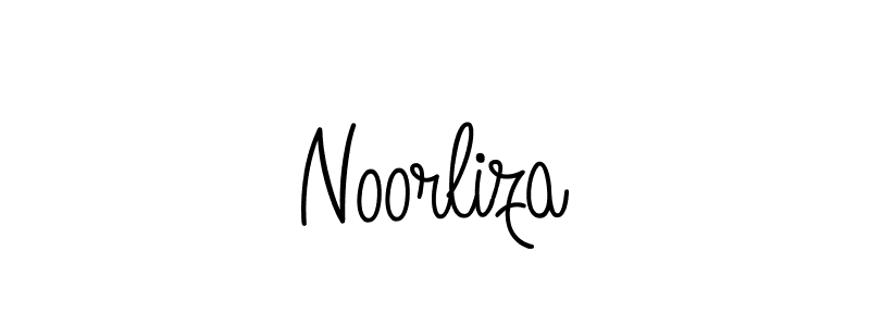 if you are searching for the best signature style for your name Noorliza. so please give up your signature search. here we have designed multiple signature styles  using Angelique-Rose-font-FFP. Noorliza signature style 5 images and pictures png