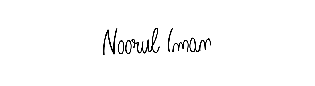 How to Draw Noorul Iman signature style? Angelique-Rose-font-FFP is a latest design signature styles for name Noorul Iman. Noorul Iman signature style 5 images and pictures png