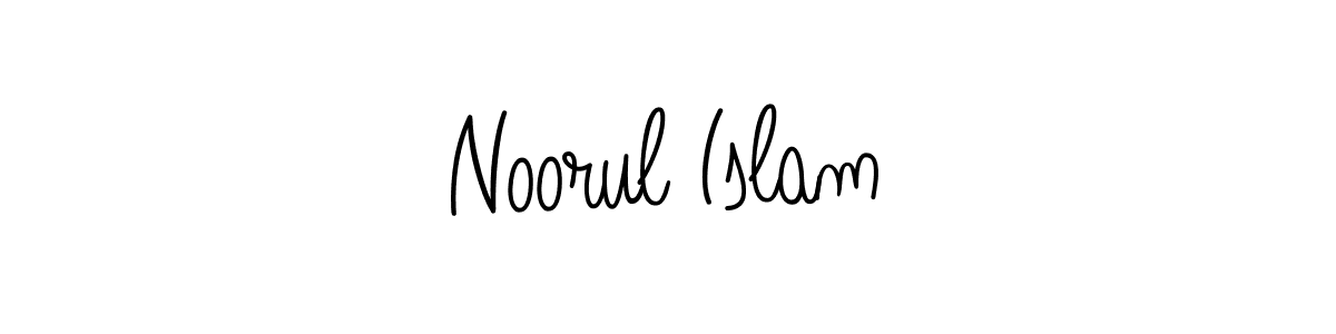 Design your own signature with our free online signature maker. With this signature software, you can create a handwritten (Angelique-Rose-font-FFP) signature for name Noorul Islam. Noorul Islam signature style 5 images and pictures png