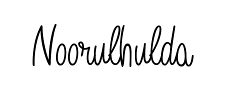 Make a beautiful signature design for name Noorulhulda. Use this online signature maker to create a handwritten signature for free. Noorulhulda signature style 5 images and pictures png