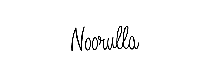 Design your own signature with our free online signature maker. With this signature software, you can create a handwritten (Angelique-Rose-font-FFP) signature for name Noorulla. Noorulla signature style 5 images and pictures png