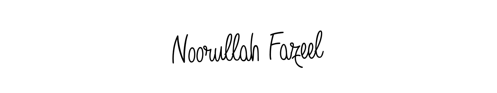 Here are the top 10 professional signature styles for the name Noorullah Fazeel. These are the best autograph styles you can use for your name. Noorullah Fazeel signature style 5 images and pictures png