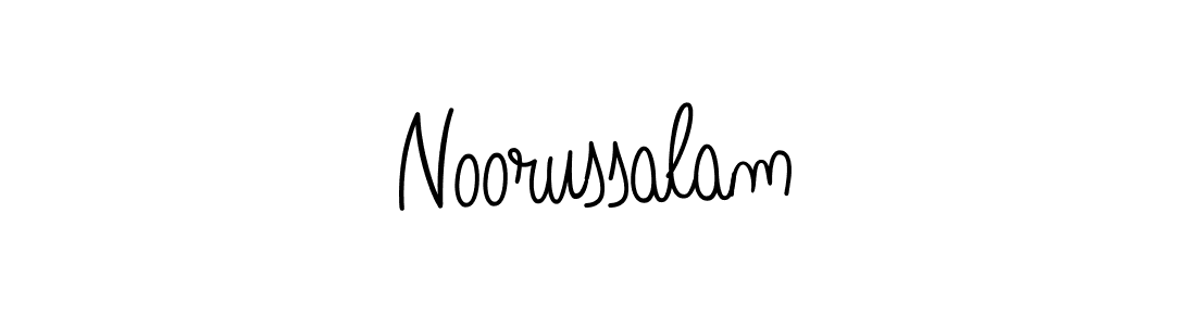 Make a beautiful signature design for name Noorussalam. Use this online signature maker to create a handwritten signature for free. Noorussalam signature style 5 images and pictures png