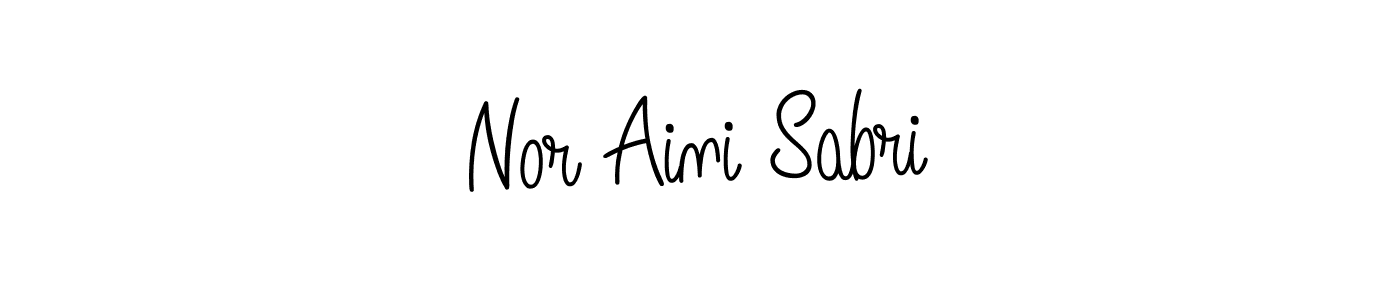 Once you've used our free online signature maker to create your best signature Angelique-Rose-font-FFP style, it's time to enjoy all of the benefits that Nor Aini Sabri name signing documents. Nor Aini Sabri signature style 5 images and pictures png