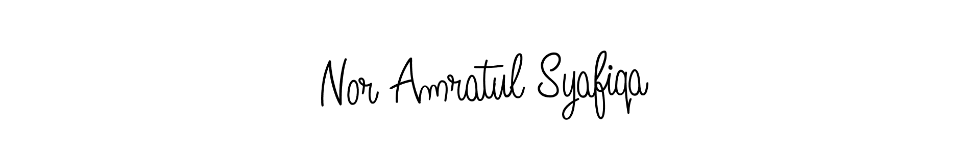 Make a beautiful signature design for name Nor Amratul Syafiqa. Use this online signature maker to create a handwritten signature for free. Nor Amratul Syafiqa signature style 5 images and pictures png