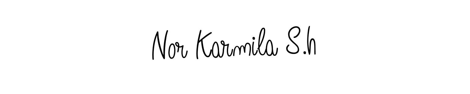See photos of Nor Karmila S.h official signature by Spectra . Check more albums & portfolios. Read reviews & check more about Angelique-Rose-font-FFP font. Nor Karmila S.h signature style 5 images and pictures png