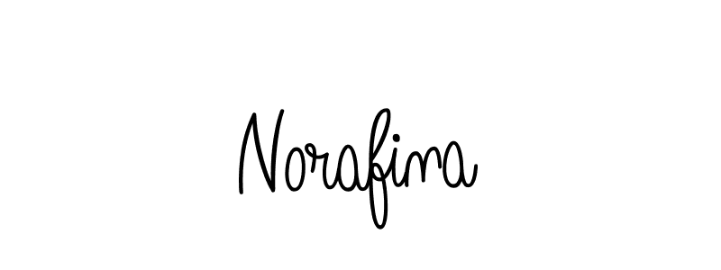 How to make Norafina name signature. Use Angelique-Rose-font-FFP style for creating short signs online. This is the latest handwritten sign. Norafina signature style 5 images and pictures png