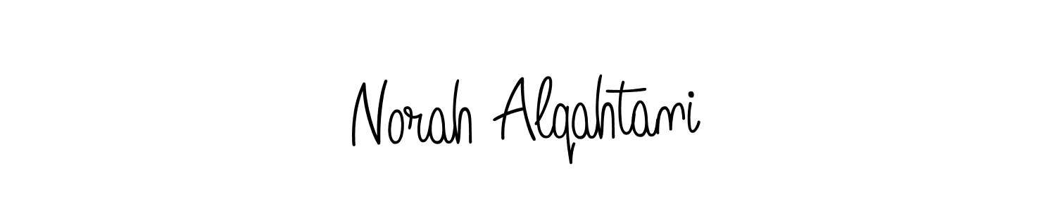 Make a beautiful signature design for name Norah Alqahtani. With this signature (Angelique-Rose-font-FFP) style, you can create a handwritten signature for free. Norah Alqahtani signature style 5 images and pictures png
