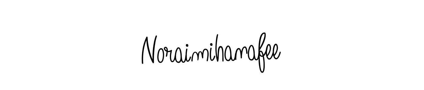 How to Draw Noraimihanafee signature style? Angelique-Rose-font-FFP is a latest design signature styles for name Noraimihanafee. Noraimihanafee signature style 5 images and pictures png