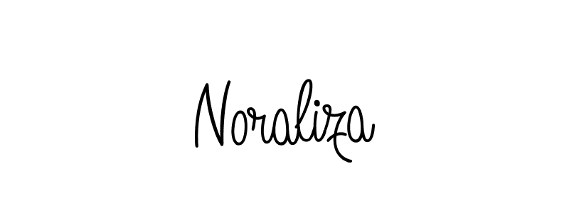 Create a beautiful signature design for name Noraliza. With this signature (Angelique-Rose-font-FFP) fonts, you can make a handwritten signature for free. Noraliza signature style 5 images and pictures png