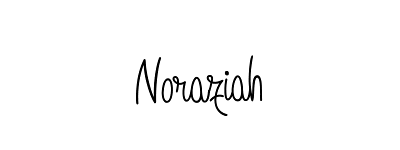 The best way (Angelique-Rose-font-FFP) to make a short signature is to pick only two or three words in your name. The name Noraziah include a total of six letters. For converting this name. Noraziah signature style 5 images and pictures png