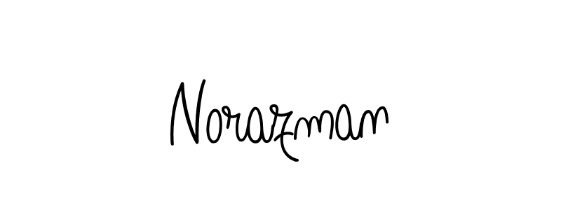 Make a beautiful signature design for name Norazman. Use this online signature maker to create a handwritten signature for free. Norazman signature style 5 images and pictures png