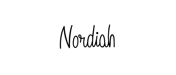 You can use this online signature creator to create a handwritten signature for the name Nordiah. This is the best online autograph maker. Nordiah signature style 5 images and pictures png