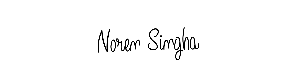 Best and Professional Signature Style for Noren Singha. Angelique-Rose-font-FFP Best Signature Style Collection. Noren Singha signature style 5 images and pictures png