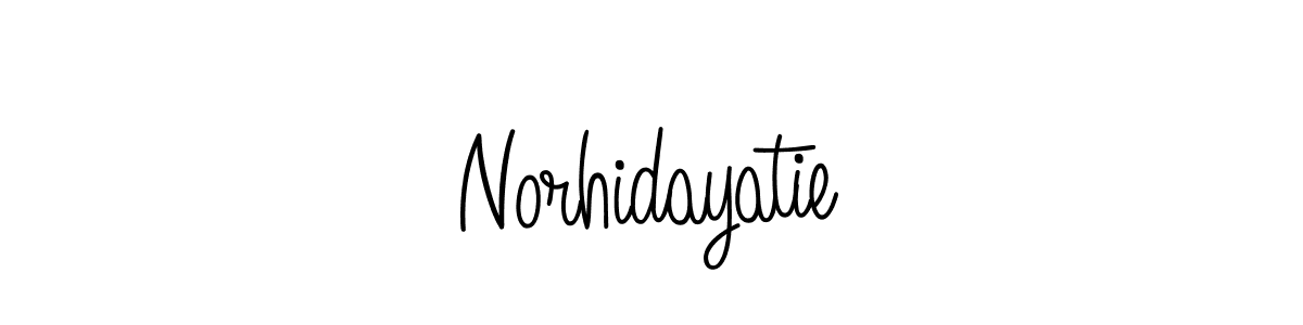 if you are searching for the best signature style for your name Norhidayatie. so please give up your signature search. here we have designed multiple signature styles  using Angelique-Rose-font-FFP. Norhidayatie signature style 5 images and pictures png