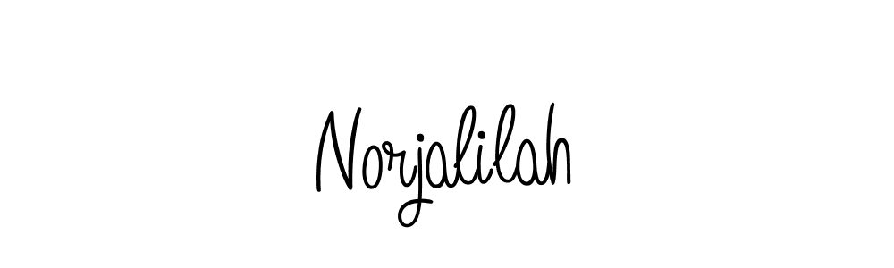 Best and Professional Signature Style for Norjalilah. Angelique-Rose-font-FFP Best Signature Style Collection. Norjalilah signature style 5 images and pictures png