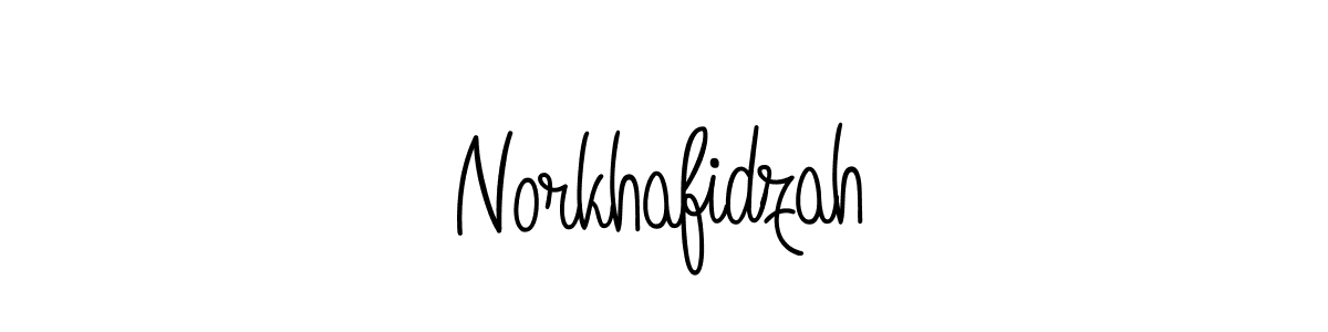 The best way (Angelique-Rose-font-FFP) to make a short signature is to pick only two or three words in your name. The name Norkhafidzah include a total of six letters. For converting this name. Norkhafidzah signature style 5 images and pictures png