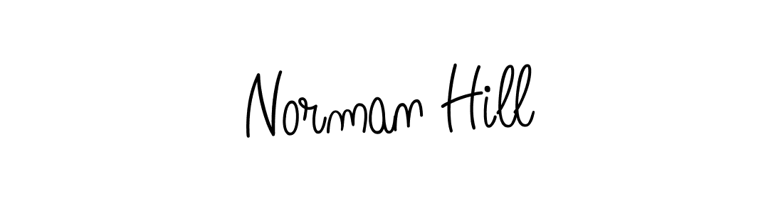 How to make Norman Hill name signature. Use Angelique-Rose-font-FFP style for creating short signs online. This is the latest handwritten sign. Norman Hill signature style 5 images and pictures png