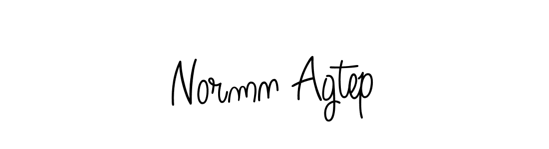 Also we have Normn Agtep name is the best signature style. Create professional handwritten signature collection using Angelique-Rose-font-FFP autograph style. Normn Agtep signature style 5 images and pictures png