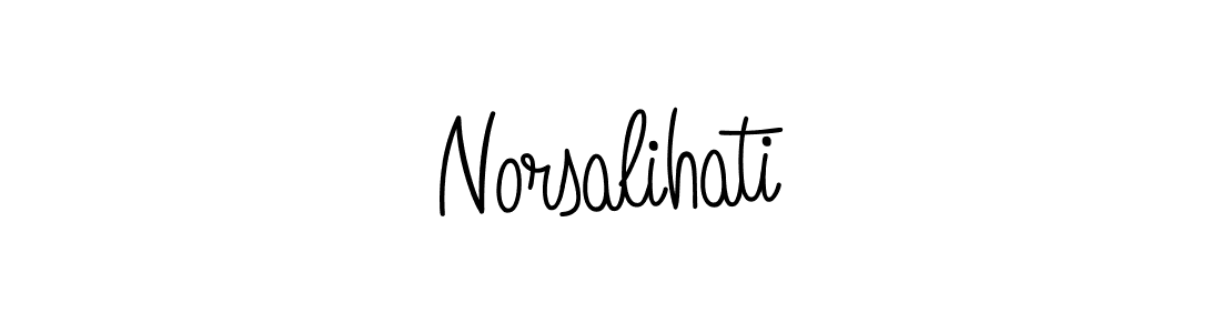 if you are searching for the best signature style for your name Norsalihati. so please give up your signature search. here we have designed multiple signature styles  using Angelique-Rose-font-FFP. Norsalihati signature style 5 images and pictures png
