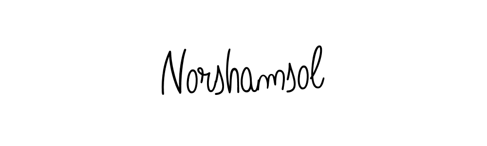 It looks lik you need a new signature style for name Norshamsol. Design unique handwritten (Angelique-Rose-font-FFP) signature with our free signature maker in just a few clicks. Norshamsol signature style 5 images and pictures png