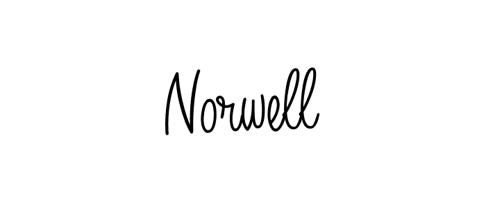 Create a beautiful signature design for name Norwell. With this signature (Angelique-Rose-font-FFP) fonts, you can make a handwritten signature for free. Norwell signature style 5 images and pictures png