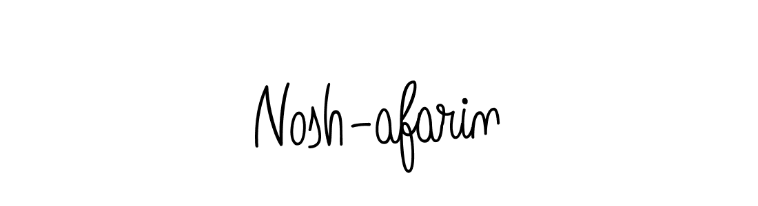 Nosh-afarin stylish signature style. Best Handwritten Sign (Angelique-Rose-font-FFP) for my name. Handwritten Signature Collection Ideas for my name Nosh-afarin. Nosh-afarin signature style 5 images and pictures png