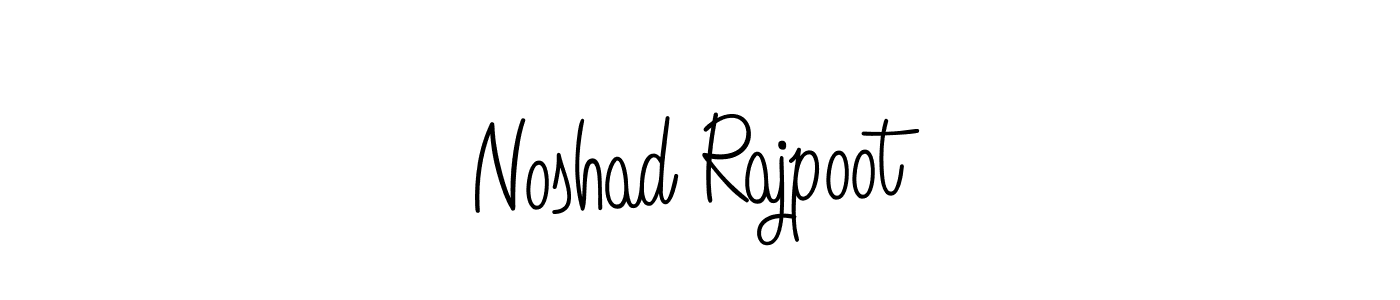 Design your own signature with our free online signature maker. With this signature software, you can create a handwritten (Angelique-Rose-font-FFP) signature for name Noshad Rajpoot. Noshad Rajpoot signature style 5 images and pictures png