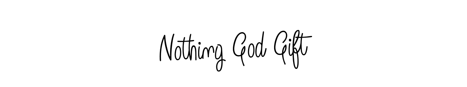 Use a signature maker to create a handwritten signature online. With this signature software, you can design (Angelique-Rose-font-FFP) your own signature for name Nothing God Gift. Nothing God Gift signature style 5 images and pictures png