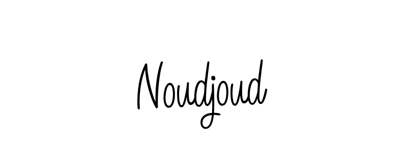 Design your own signature with our free online signature maker. With this signature software, you can create a handwritten (Angelique-Rose-font-FFP) signature for name Noudjoud. Noudjoud signature style 5 images and pictures png