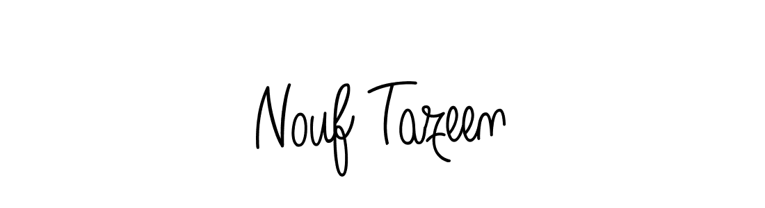 How to Draw Nouf Tazeen signature style? Angelique-Rose-font-FFP is a latest design signature styles for name Nouf Tazeen. Nouf Tazeen signature style 5 images and pictures png